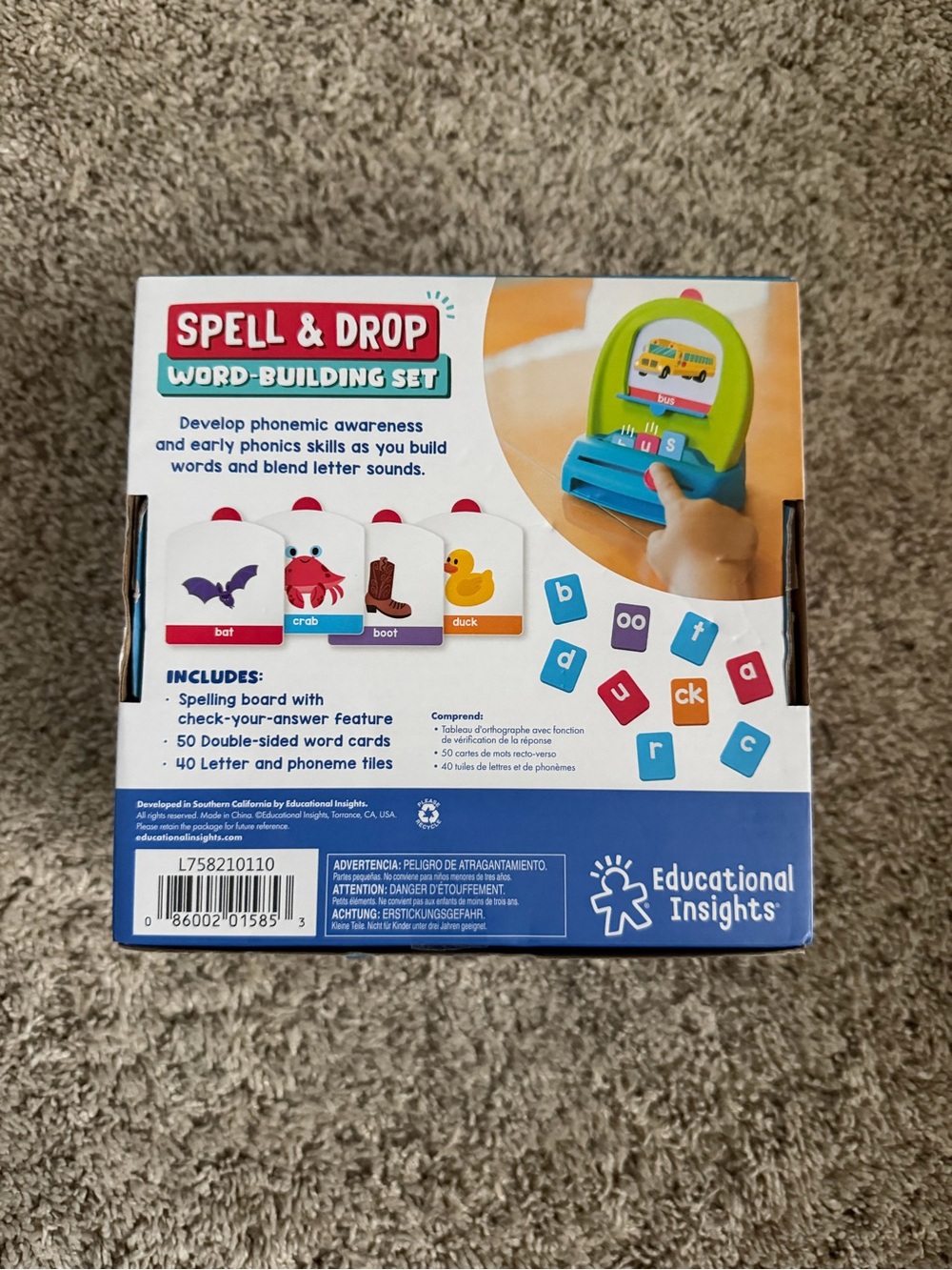 Spell & Drop Word-Building Set - Picture 3 of 3